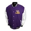 Franchise Club Mens Graduate Wool Varsity Letterman Jacket (LSU, XXX-Large) view 1