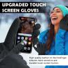 WESTWOOD FOX Waterproof Winter Gloves for Men & Women,Windproof, Warm Ski Gloves, Touchscreen, Anti-Slip Grip Gloves for Cycling, Snowboarding, Hiking, Running, Driving and Outdoor Sports (S) view 3