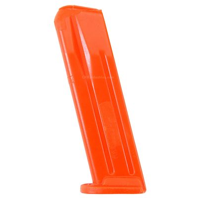 American Safety Molds - Compatible with Sig Sauer P320 (XFULL) - Non-Functional Solid Polymer Magazine - Blaze Orange - U.S.A - Magazine Holster Molding Prop