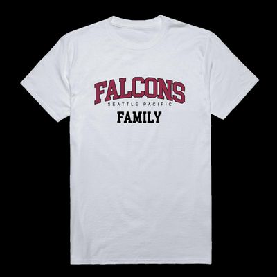 Seattle Pacific University Falcons Family Tee T-Shirt - White, X-Large