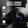 Hayabusa Combat Sports Mouth Guard Youth, Kids and Adult Sizes Comes with Case - Blue/Yellow, Adult view 2
