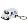 Zugar Land Diecast Pull Back Mini Postal Mail Carrier Truck Keychains (1 Pack) (2.5") Metal Post Office Truck with Pullback Motion. (1) view 2