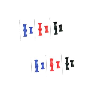 BESPORTBLE 6pcs Archery Finger Tab Recurve Bowstring Finger Saver Silicone Protector