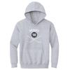 500 LEVEL Connor Bedard Youth Sweatshirt (Youth Hoodie, X-Large, Gray) - Connor Bedard Chicago Sticks WHT view 1