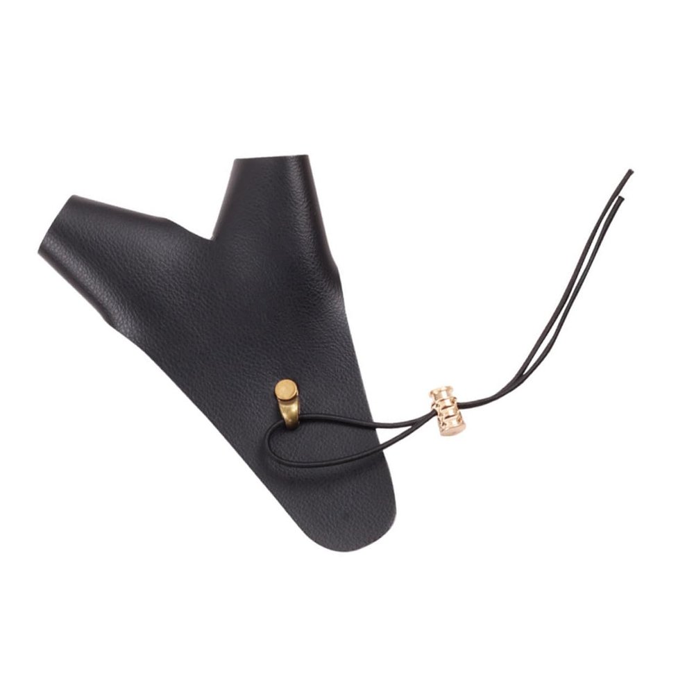BESPORTBLE Leather Archery Hand Protector Pu Leather Glove for Finger Suitable for All Archery Styles for for Comfort