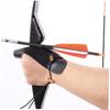 BESPORTBLE Leather Archery Hand Protector Pu Leather Glove for Finger Suitable for All Archery Styles for for Comfort view 2