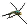 The Fly Fishing Place Tungsten Bead Head Rubber Legs Olive Black Zebra Copper John Nymph Fly Fishing Flies - Set of 6 Flies Hook Size 16 view 2