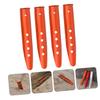 BESPORTBLE 8pcs Camping Tent Stakes Outdoor Beach Tent Ground Nails Heavy Duty Sand Spikes u Shape End for Stability view 3