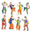 NOLITOY Boots Clown for Adults Unisex Clown Shoes Comedy Costumes Party Shoes Halloween Carnival Green view 2