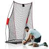 PGL Football Kicking Training Net  Durable Reinforced Equipment with Stable Frame 47FT - Improve Hitting Accuracy  Backyard Field Outdoor Practice Use view 1