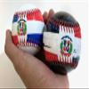 Dominican Republic Flag Baseball combo - Dominican accessories Play with Pride or Display Your Heritage (DR 2 Combo Ball) view 2