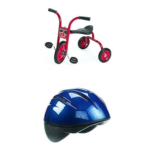 ClassicRider 10" Pedal Pusher + Angeles Toddler-Size Helmet, Blue