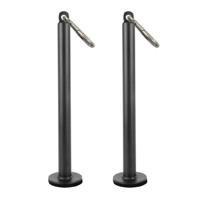 2 PCS Weight Loading Pin with Carabiner fit 1 inch Weight Plates and 2 inch Olympic Plates for Cable Pulley System LAT Pulldown,Weights Lifting Pin Holder Home Gym for Muscle Strength Training