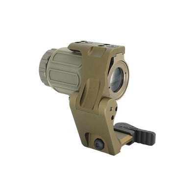 Tactical G43 3X Magnifier with FTC QD Mount Combo2.26" Optical Centerline HeightQuick Release & Flip-to-Center (FTC) MechanismCNC Aluminum (G43 DE)