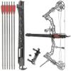 Archery Compound Bow Repeating Rapid Fire Device, 6 Shots Arrow,Arrow Automatic Self Loading Suitable for Compound Bows/Metal Riser Recurve Bow (Type 1) view 1