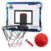 RUNBOW Indoor Mini Basketball Hoops Backboard with Powerful Suction Cups,Wall Mounted Door Basketball Hoops,Toys with Balls Gifts for Kids Boys Teens (43x30CM, Blue with Scorer) (Blue Scorer) view 1
