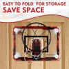 RUNBOW Indoor Mini Basketball Hoops Backboard with Powerful Suction Cups,Wall Mounted Door Basketball Hoops,Toys with Balls Gifts for Kids Boys Teens (43x30CM, Blue with Scorer) (Red Scorer) view 2