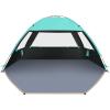 Gorich Beach Tent Sun Shelter for 3/4-5/6-7/8-10 Person with UPF 50 UV Protection, Lightweight & Easy Setup Beach Shade Canopy, Portable Beach Shade Tent Beach Cabana view 1