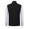 Mens Knitted Sweater Relax Fit V Neck Vest Sleeveless Jumpers Classic Business Knitwear Jumpers Gilet Waistcoat Sweater Vest Tank Tops Knitwear Knitted Waistcoat Sweater Cardigans Tank Tops Black view 3