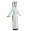 Abayas for Girls Muslim Kids Islamic Hooded Hijab Prayer Eid Dress One-Piece Long Sleeve Zipper Full Length Middle East Robe Loose Fit Arabic Dubai Kaftan Maxi Gown Arabian Clothes Green 10-11 Years view 4