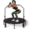Trampoline, Portable Fitnes Foldable Trampoline in-Home Mini Rebounder, Exercise Trampoline for Kid/Adults, 40" Max Load 330lbs (Black) view 1