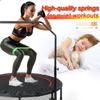 Trampoline, Portable Fitnes Foldable Trampoline in-Home Mini Rebounder, Exercise Trampoline for Kid/Adults, 40" Max Load 330lbs (Black) view 3