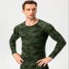 SPVISE Mens Compression Shirt Long Sleeve Camo Cool Dry Workout Gym Tops view 2