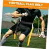 INOOMP 3pcs Football Waist Flag Belt Rugby Equipment for Games Football Supplies for Boys and Girls Adults at Parties Family Reunions and Camps view 4