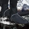ZARUX Silicone Waterproof Shoes Covers Cycling Shoe Covers Waterproof Cycling Shoe Covers, Thermal Winter Road MTB Bike Overshoes with Reflective Strip, Waterproof Windproof (Size : A(M)) view 4