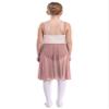 easyforever Kids Girls Lyrical Dress Sleeveless Mesh Color Block Leotard Dress Modern Contemporary Dance Costume Light Brown 16 Years view 2