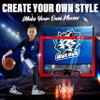 Basketball Gift, Over The Door Mini Hoop Basketball Hoop (Replaceable Backboard Cards Design) Wall-Mounted Door Mount view 2