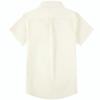 Aimehonpe Boys Short Sleeve Dress Shirts Solid Poplin Soft Stretch Fabrics with Two Bow Tie Set, Ivory, Large view 4