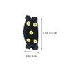 LIFKOME Outdoor Ice Grippers Non Slip Crampons for Shoes Universal Size for Men/Women view 2