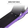 JOYSTAR Kick Scooter for Kids 5+ Teens & Youth, Lightweight Kids Scooter with Adjustable Handlebar, 2 Wheel Scooter for Boys & Girls, 12" Inflatable Wheels Rear Drum Brakes, Purple view 4