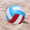 ABAJI Volleyball Red Blue Official Size Thicker PU Waterproof and Anti-Explosion Design Youth Boys Girls Indoor Training Game Outdoor Beach Pool Play view 3
