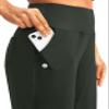 G Gradual Women's 12" Bermuda Long Shorts with Pockets High Waisted Stretch Knee Length Shorts for Women Summer Walking(Olive,S) view 3