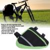 Bike Triangle Bag Multifunctional Bike Storage Bag Nylon Bicycle Frame Storage Bag Bike Triangle Pouch for Outdoor Cycling(Green) view 2