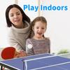 SculPong 4.5FT Ping Pong Table Foldable Table Tennis Table with Net, Table Tennis Paddles and Balls, MDF Multi-Use Family Game Table Assembly Free for Kid Child Teenager Adult, Small Compact Portable view 4