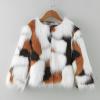 Girls Faux-r Jacket Coat Toddler Kids Autumn Winter Thicken Warm Fuzzy Outwear (A, 5-6 Years) view 2