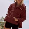 midelxp Women's Pullover Puffer Jacket Quilted Lightweight Trendy Quilted Jackets for Women Lightweight Button Down Long Sleeve Puffer Jacket Warm Winter Coat with Pockets Quilted Jacket view 4