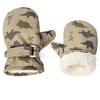 Weradau Fleece Lined Mittens for Baby Boys Girls,Baby Toddler Little Kids Winter Warm Gloves Mittens(4-8years,Khaki) view 1