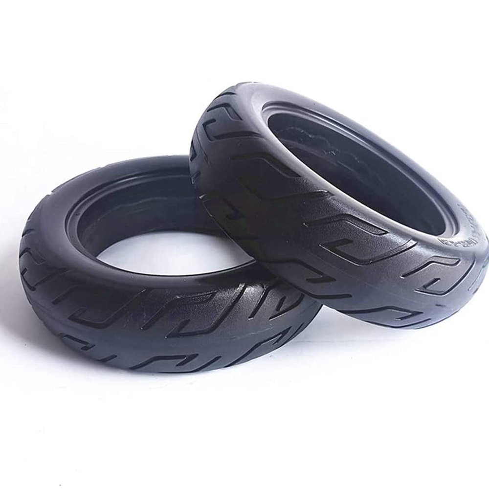 10 in Solid Tire Electric Scooter 10x2.70-6.5 70/65-6.5 Non-slip Wear-resistant Rubber, Maintenance-free and Puncture-proof Tire,safe and Comfortable Tires on Tire Replacement