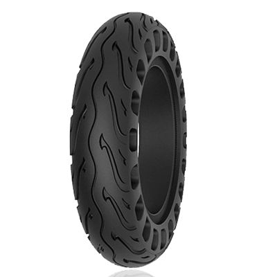 10 Inch Electric Scooter Tires 10x2.50 / 10x2.125 Rubber Replacement Tyre, Honeycomb Hollow Shock Absorption, High Elasticity for Front/rear Tire Scooter Spare Wheels