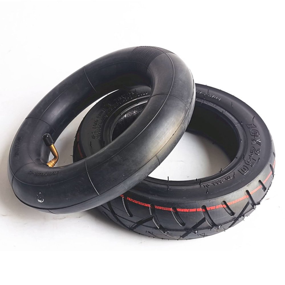 10 Inch Electric Scooter Solid Tire, 10X2.50 Solid Rubber Tires, Scooter Airless Puncture-Proof Design Explosion-Proof, Anti-Skid Wear-Resistant Electric Scooter Tubeless Tire
