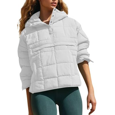 Midelxp Women's Quilted Puffer Jacket - Lightweight, Warm Winter Outerwear with Pockets