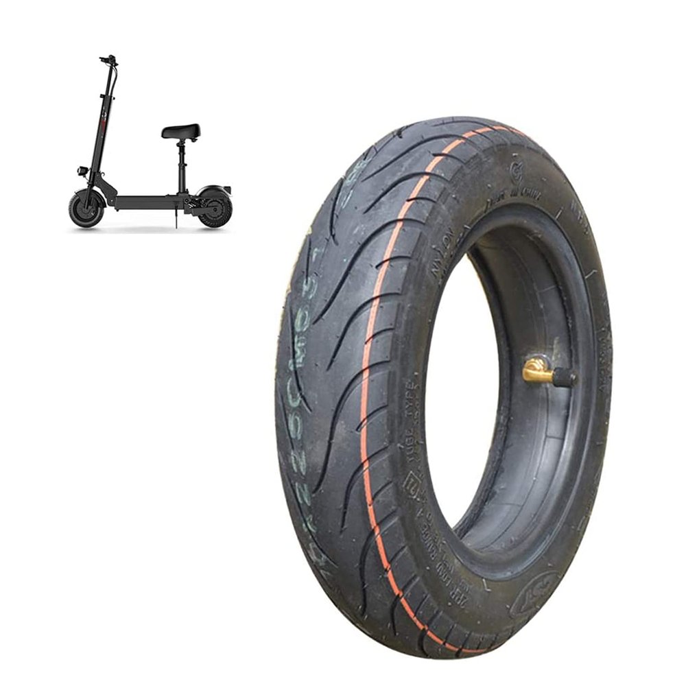 10-inch Tire & Inner Tube Set for Electric Scooter Parts 10x2.25/2.5 Inflatable Inner and Outer Tires, Widened Non-slip Tires, Safe and Stable, Strong Abrasion Resistance