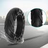 10 Inch Power Wheels Tires Replacement 10x2.50 / 10x2.125 Explosion-proof Solid Tires, Honeycomb Hollow Shock Absorption for Front/rear Tire Electric Scooter Spare Wheels view 4