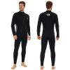 Owntop 5mm Wetsuit for Men - Long Sleeve Full Diving Suits Stretch One Piece Dive Skin UPF50+ Thermal Neoprene Swimwear Ideal for Scuba Surfing Snorkeling, Gray L view 1