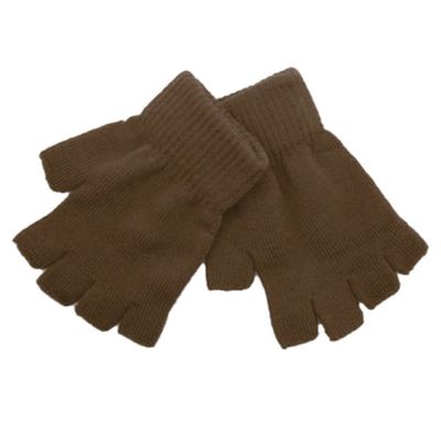 ECYC Unisex Winter Half Finger Gloves, Winter Warm Fingerless Mittens Knitted Stretchy Gloves for Men Women
