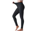Iserkafe Fleece Lined Tights Women Winter Warm Thick Tights Thermal Velvet Pants Tummy Control Soft Stretchy Black,Footless